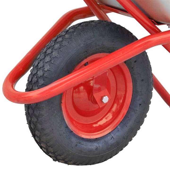 KOŁO KÓŁKO TACZKI TACZEK WÓZKA 400-8 6PR POMPOWANE Z OSIĄ OPONA MOCNE