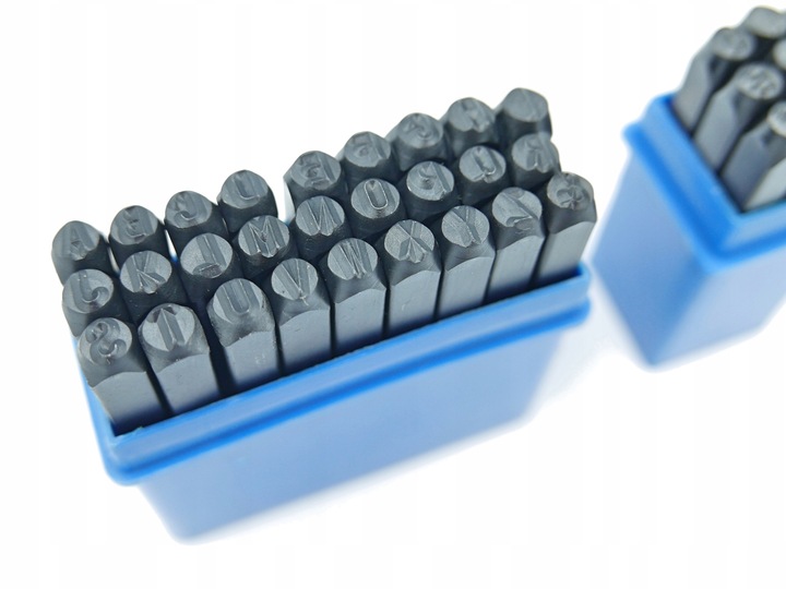 NUMERATOR NUMERATORY ZNACZNIKI LITERY + CYFRY 8MM