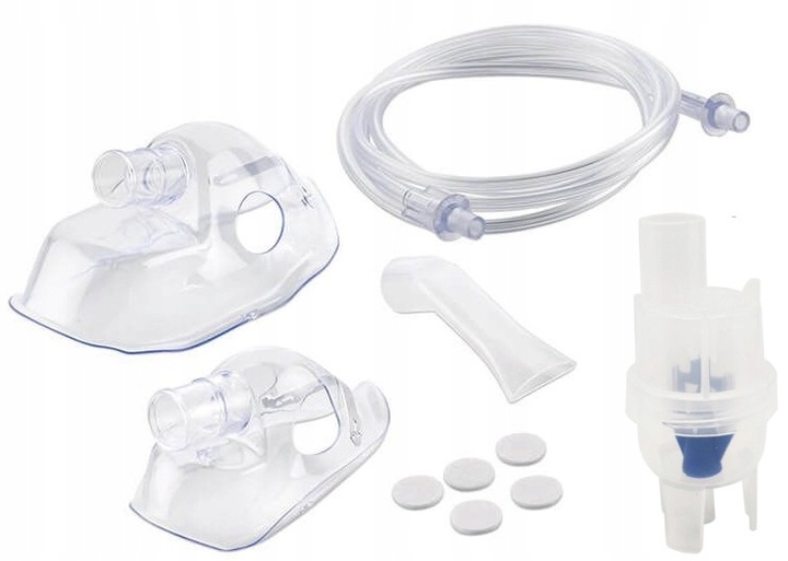 ZESTAW UNIWERSALNY DO NEBULIZACJI MICROLIFE maska dla DZIECI i DOROSŁYCH