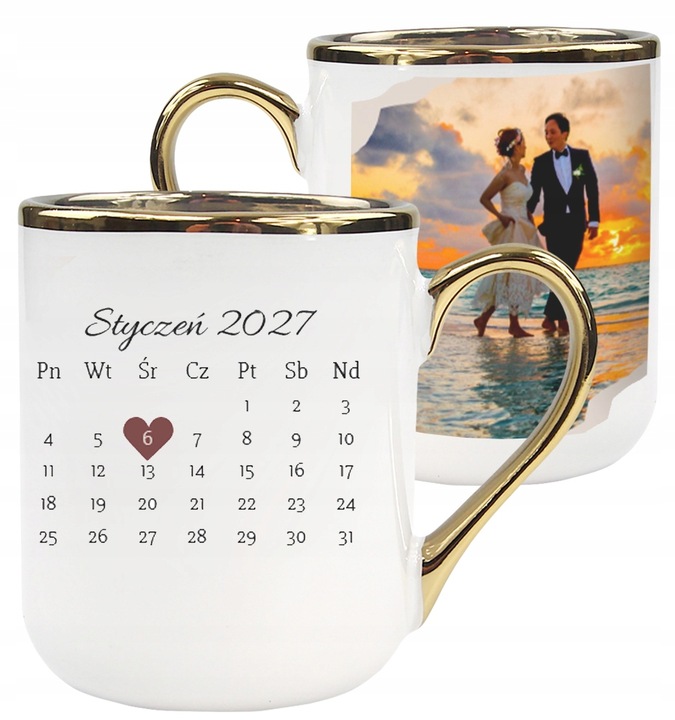 KUBEK Z TWOIM WŁASNYM NADRUKIEM FOTO ZDJĘCIEM NAPISEM LOGO NA PREZENT