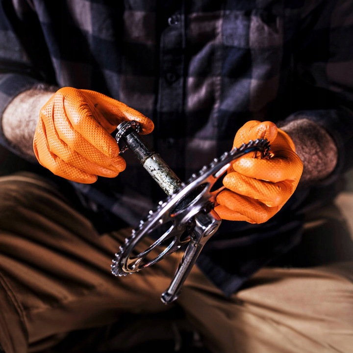 Rękawice Nitrylowe Mercator GOGRIP ORANGE Pomarańczowe 50 sztuk XXL