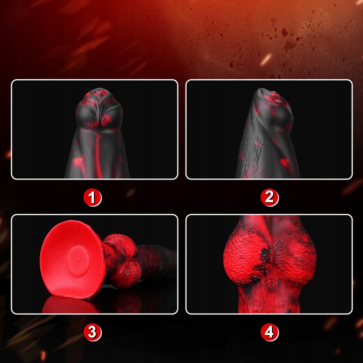 Analne Dildo Wibrujące z pilotem,7 trybów stymulacji Kontrola aplikacji APP