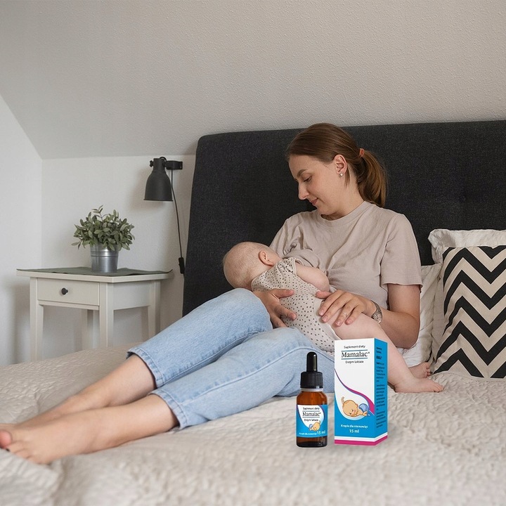 Mamalac KROPLE Z LAKTAZĄ DLA NIEMOWLĄT NA KOLKĘ