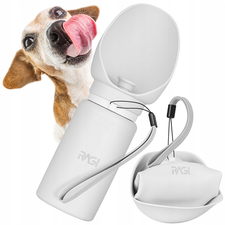 Butelka na Wodę dla Psa Bidon z Miską Poidło Turystyczne Składane