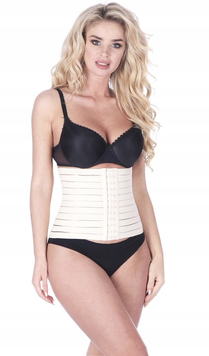 Orirose PAS gorset mocno WYSZCZUPLAJĄCY brzuch talię poporodowy Z REGULACJĄ