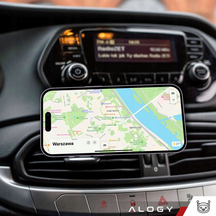 UCHWYT SAMOCHODOWY MAGNETYCZNY DESKĘ KOKPIT MAGSAFE DO IPHONE 13 14 15 16