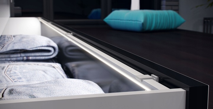 Taśma LED COB 12V 5M rolki NEON pasek linia ciepła 900lm/m 9W/m mocna