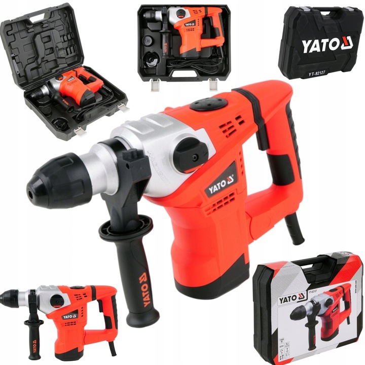 YATO MŁOTOWIERTARKA SIECIOWA SDS+ 1500W 5J MŁOT UDAROWY W WALIZCE