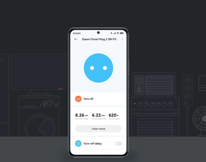 Inteligentne Gniazdo WiFi Xiaomi Mi Smart Plug 2 Uziemienie Miernik