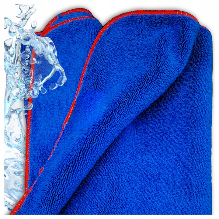 FLUFFY RĘCZNIK Z MIKROFIBRY DO OSUSZANIA AUTA 60 x 90 CM DUŻY GRUBY 450 GSM