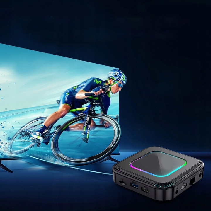 SMART TV BOX 4K PRZYSTAWKA MULTIMEDIALNA 8K ANDROID 13 BLUETOOTH WIFI