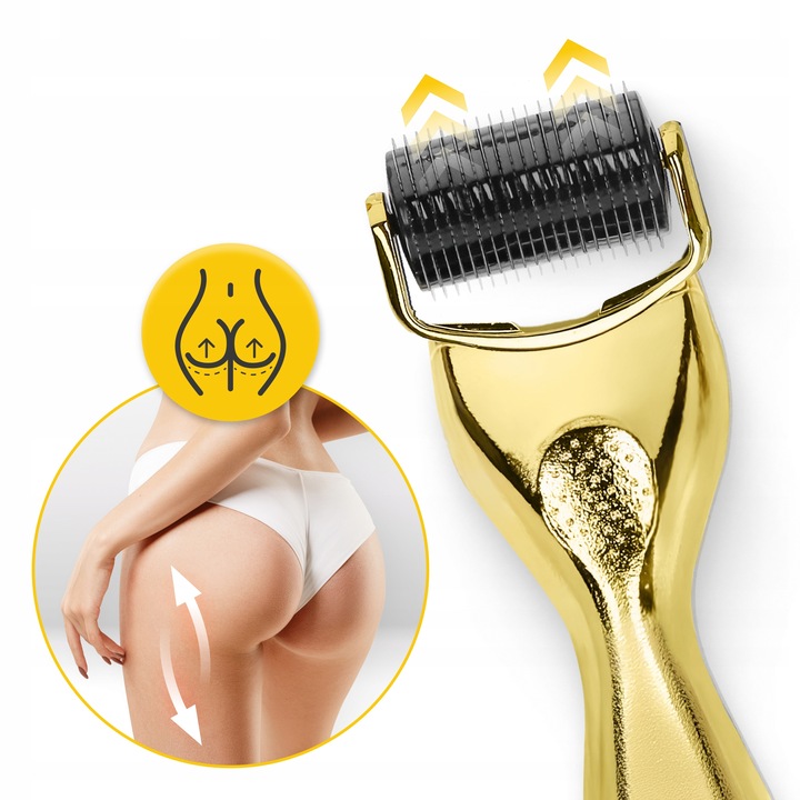 ROLLER DO MEZOTERAPII MIKROIGŁOWEJ DERMA WYMIENNE KOŃCÓWKI FACE ROLLER 3w1