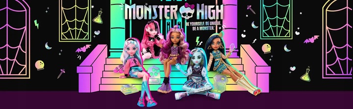 Monster High Draculaura Lalka Modowa Zestaw AKCESORIA HHK51 MATTEL