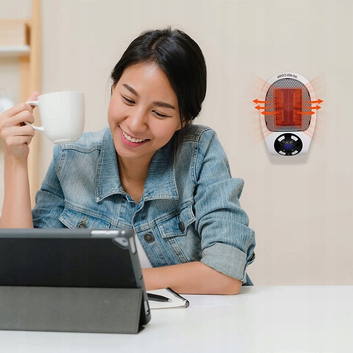 MINI GRZEJNIK ELEKTRYCZNY DO KONTAKTU MOCNY HANDY HEATER FARELKA