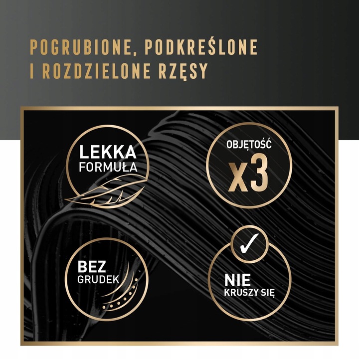 Max Factor 2000 Calorie - Tusz do Rzęs z Efektem 3x Objętości