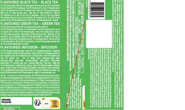 Herbata LIPTON Variety Pack, zielona ekspresowa zestaw, 180 kopert