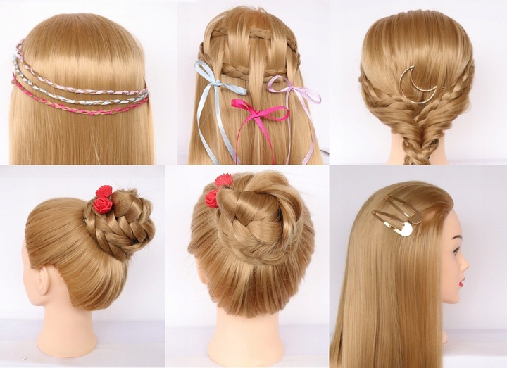 GŁÓWKA głowa treningowa fryzjerska STATYW 70-80 cm