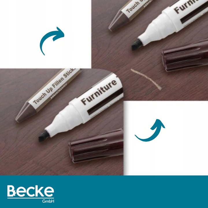 Zestaw 25 szt. naprawczy markery pisaki wosk do mebli paneli parkietu