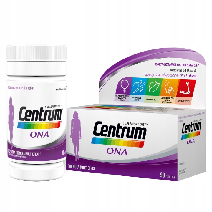 Centrum Suplement Diety dla Kobiet 90 Tabletek
