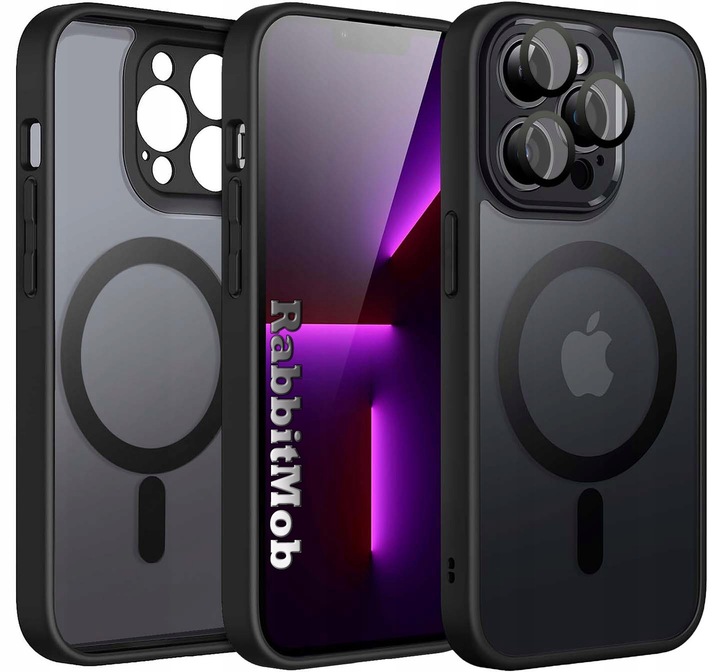 ETUI DO IPHONE 13 PRO DO MAGSAFE MATOWE WZMACNIANE CASE OCHRONA APARATU