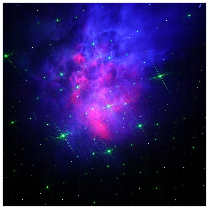 PROJEKTOR GWIAZD NIEBA LAMPKA NOCNA LED RZUTNIK LASEROWY DLA DZIECI + PILOT