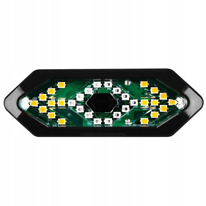 Lampka rowerowa tylna KIERUNKOWSKAZ tył na rower sygnalizator USB + pilot