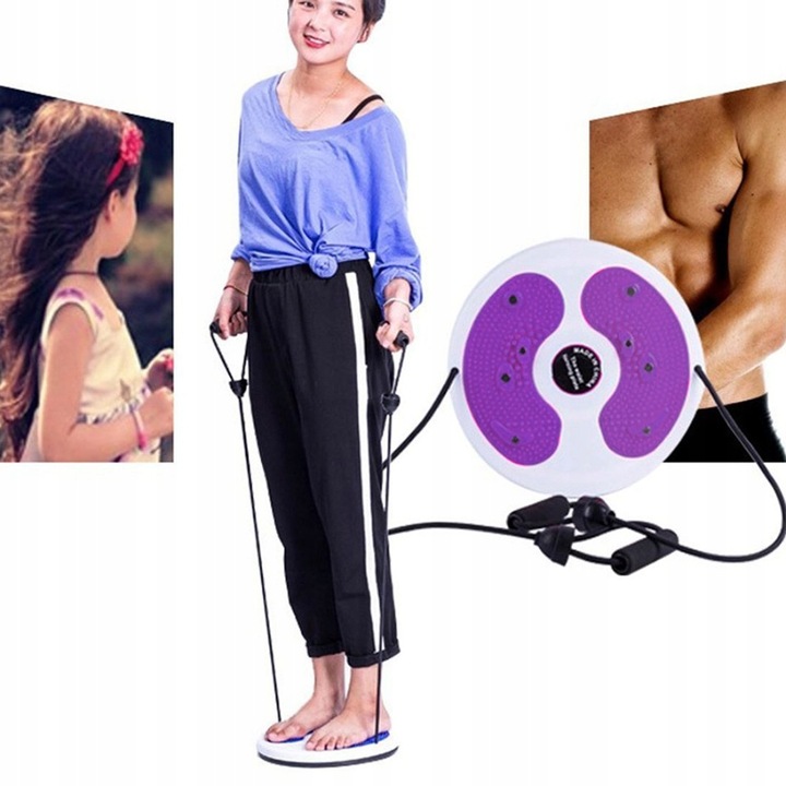 Twist Board z podeszwą masującą do bioder i talii, sprzęt do ćwiczeń w domu