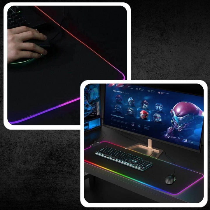 PODKŁADKA GAMINGOWA POD MYSZKE KLAWIATURE 80x30cm DLA GRACZY NA PREZENT