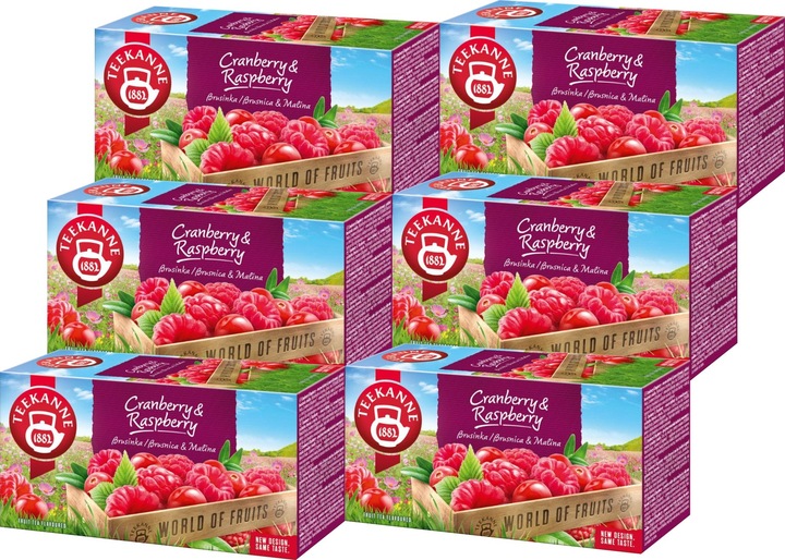 (x6) TEEKANNE Herbata Cranberry Raspberry 20tb
