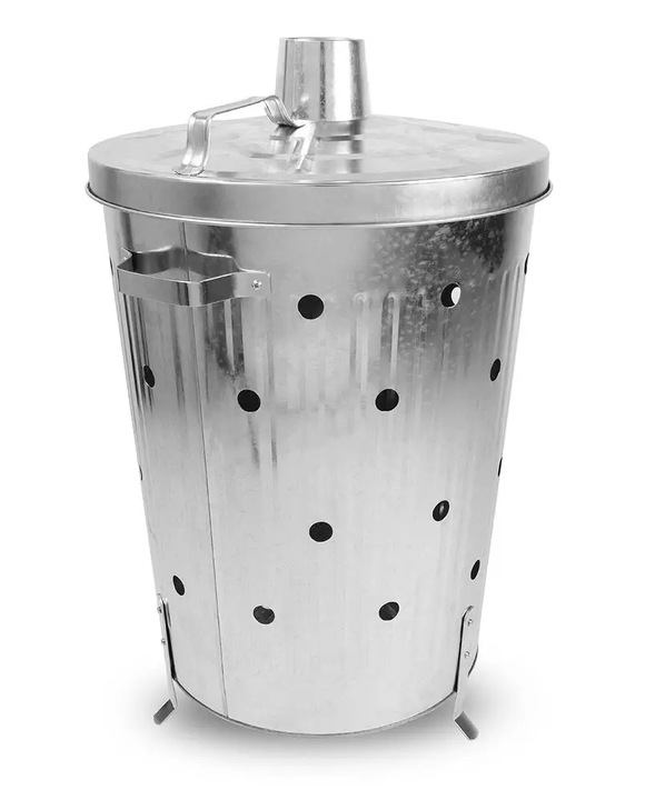 Spalarnia spalarka ogrodowa wiadro 75l solidne na liście Linder