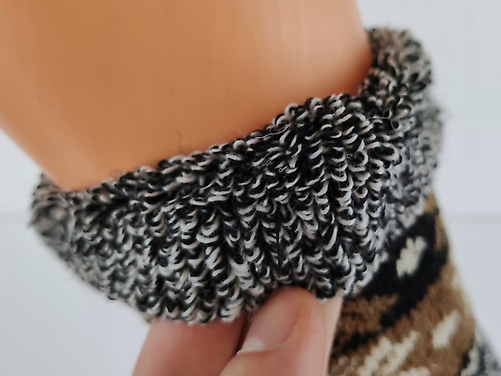 ALPAKA 3X GRUBE CIEPŁE BEZUCISKOWE skarpety 40-43 Wełniane Zimowe Termo