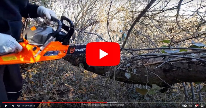 PIŁA SPALINOWA PILARKA DO DREWNA ŁAŃCUCHOWA 5,7KM +2 PROWAD +OLEJ +2x ŁAŃC.