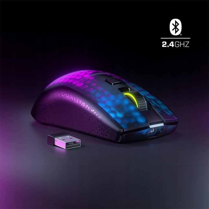 Mysz bezprzewodowa OPTYK ROCCAT Burst Pro Air 19000DPI RGB LED TitanSwitch