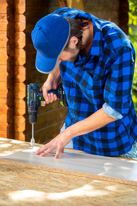 WIERTARKO WKRĘTARKA UDAROWA AKUMULATOROWA 20V 2X AKUMULATOR + WALIZKA