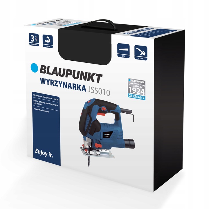 Wyrzynarka 1400W Laser Podświetlenie regulacja obrotów 10 szt.