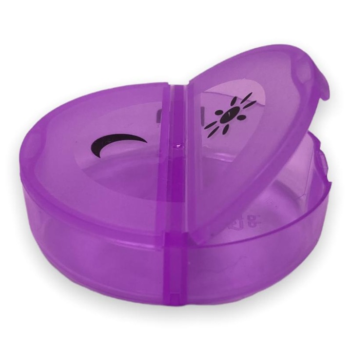 Kasetka pudełko pojemnik tygodniowy na leki Rea Tape cylinder czarny