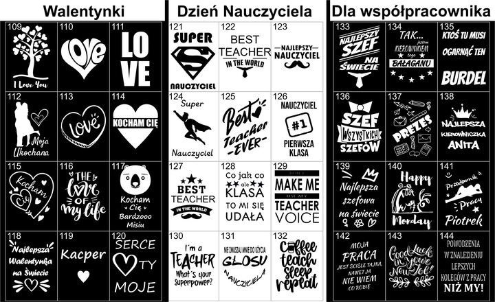 B.DUŻY KUBEK CZARNY MATOWY Z WŁASNYM NADRUKIEM DO KAWY NA PREZENT