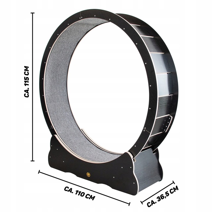 Canadian Cat | Bieżnia dla KOTA L | BLACK EDITION | czarna