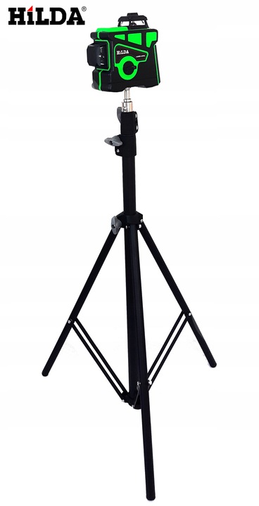 HILDA STATYW TRIPOD 2 METRY POZIOMICY LASEROWEJ 2 M GŁOWICA OBROTOWA