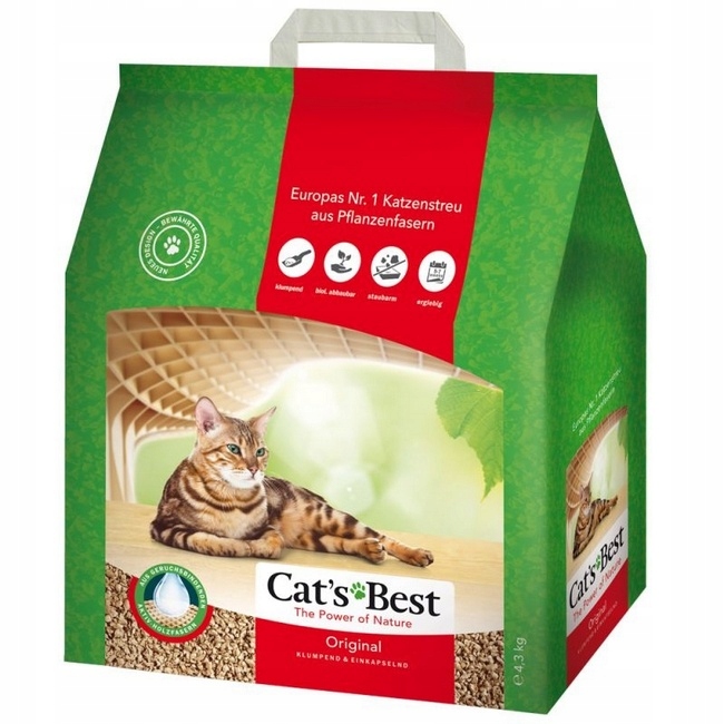 Żwirek drewniany Cat's Best Original 10L (2x5L)