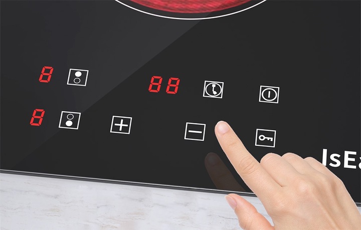 Płyta Ceramiczna Kuchenka Elektryczna Iseasy T2v-01m 2 Strefy Grzewcze