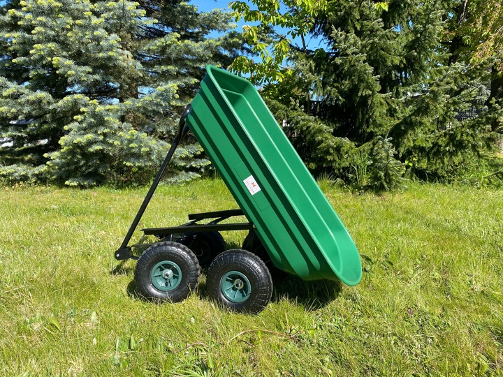 TACZKA WYWROTKA WÓZEK OGRODOWY PRZYCZEPKA METCOR 3w1 TC2145 XXL