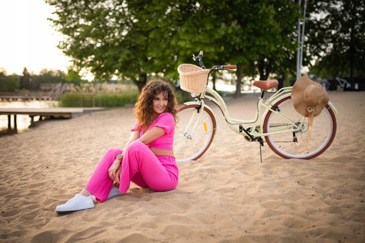 DAMSKI ROWER MIEJSKI 28 EVERMORE 7 SHIMANO CZARNY