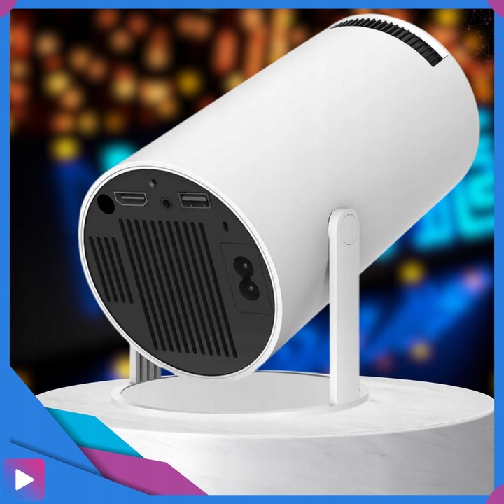 Projektor Rzutnik Android TV WiFi SMART Bluetooth 5.0 HD 4K Ekran 150