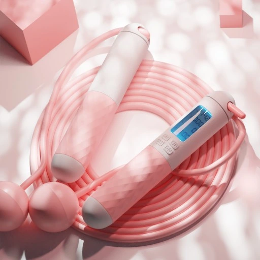 Skakanka z kulkami licznikiem LED regulacją, 280cm