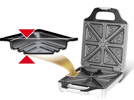 Opiekacz do kanapek duży 8 kanapek MPM MOP-35