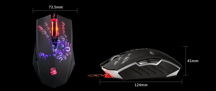 MYSZ A4Tech BLOODY BLAZING A60 AVAGO 6200 DPI myszka gamingowa