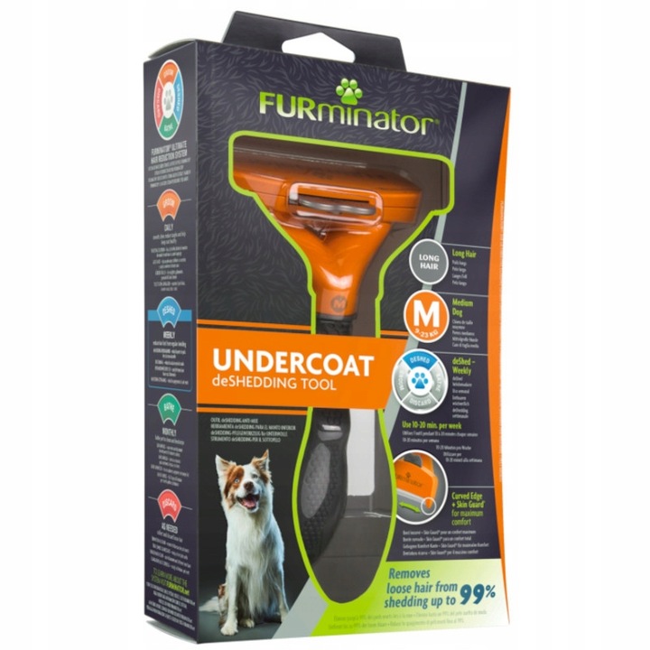 FURMINATOR SZCZOTKA FURMINATOR DLA PSÓW DŁUGOWSŁOSYCH M