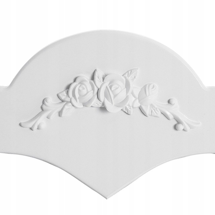 TOALETKA KOSMETYCZNA SERCE z LUSTREM BIAŁA+TABORET