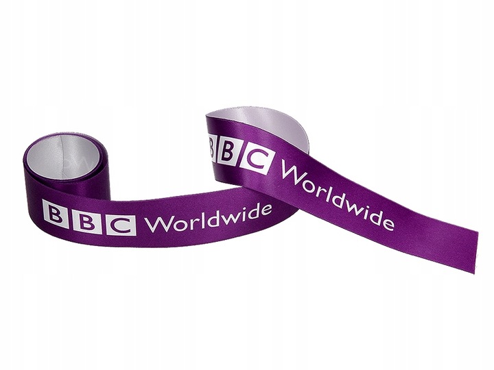 Wstążka nadruk Wesołych Świąt